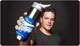 Matt Damon Water Bottle