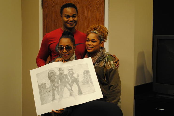 Painter Andre Harris, T-Boz, Chilli