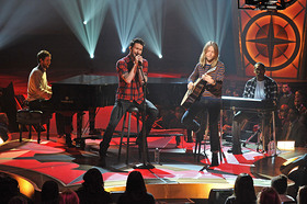 Maroon 5 perform at adoption special