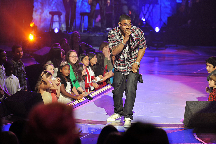 Nelly performs at adoption special
