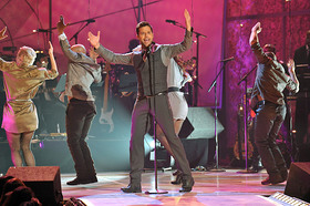 Ricky Martin performs at adoption special