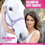 Lea Michele Steps Out Against Horse Cruelty