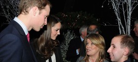 Prince William and Kate Middleton, Teenage Cancer Trust event