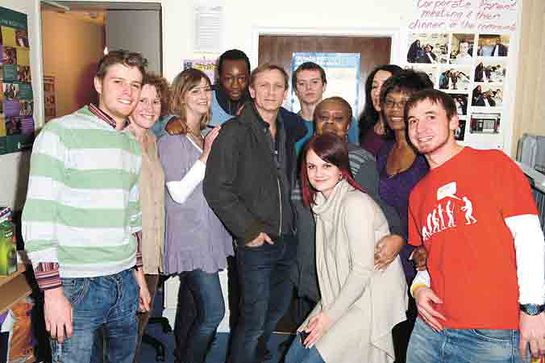 Daniel Craig at Barnardo's