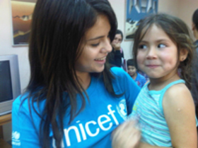 Selena Gomez in Chile for UNICEF