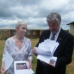 Annie Lennox Delivers The Post For Charity
