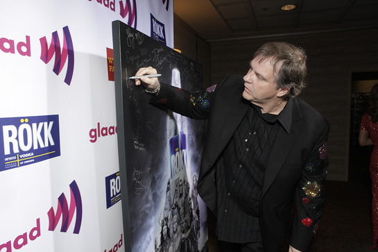 Meatloaf signing ROKK photo