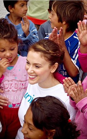 Alyssa Milano UNICEF