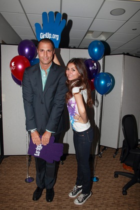 Nigel Barker and Victoria Justice Nigel Barker and Victoria Justice