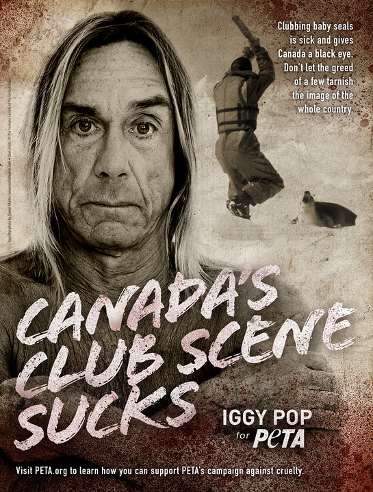 Iggy Pop PETA ad