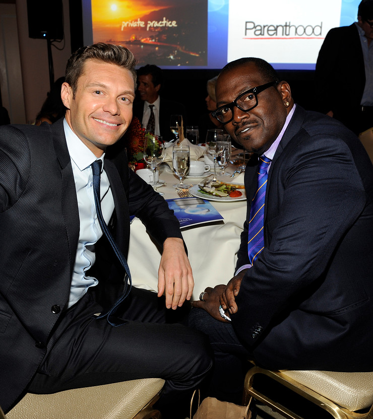 Ryan Seacrest, Honoree, with Randy Jackson