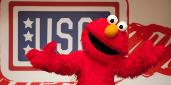 Elmo Joins The USO