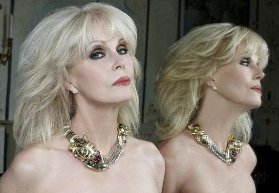 Joanna Lumley Models Born Free Necklace