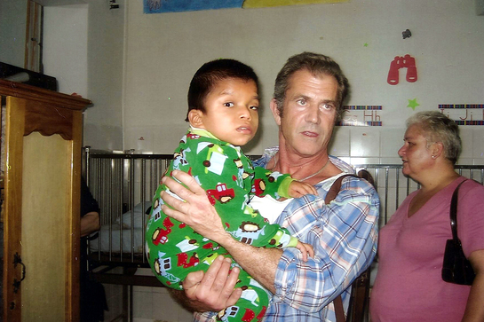 Mel Gibson in Guatemala With Mending Kids International