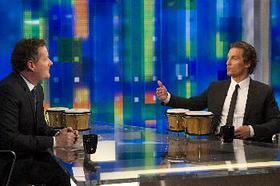 Matthew McConaughey Teaches Piers Morgan the Bongos