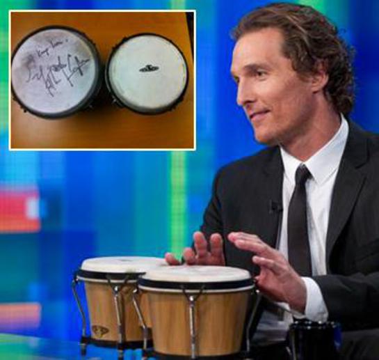 Matthew McConaughey's Bongos