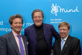 Melvyn Bragg, Stephen Fry and Paul Farmer Melvyn Bragg, Stephen Fry and Paul Farmer