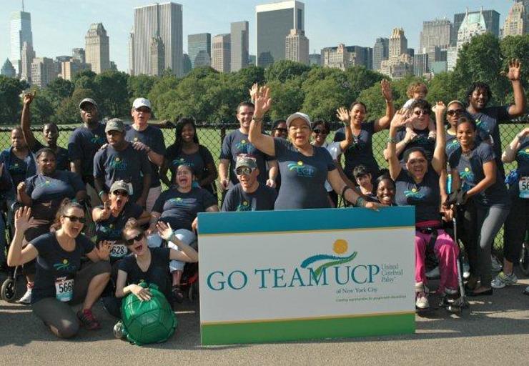 Team UCP at the 2011 Achilles Hope & Possibility Race in Central Park.