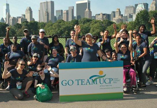 Team UCP at the 2011 Achilles Hope & Possibility Race in Central Park.