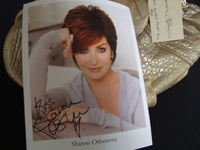 Sharon Osbourne Signed Photo