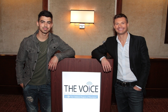 Joe Jonas and Ryan Seacrest