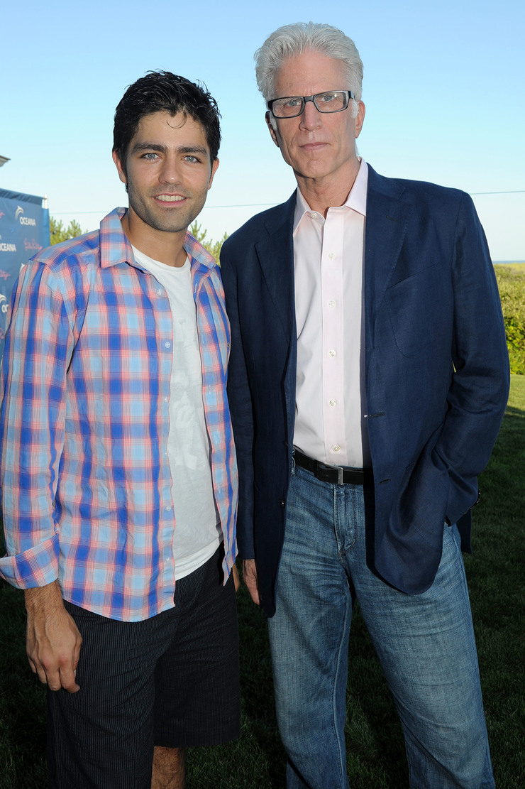 Adrian Grenier and Ted Danson at Oceana Event