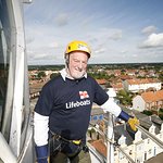 Bernard Hill Abseils For Charity Again