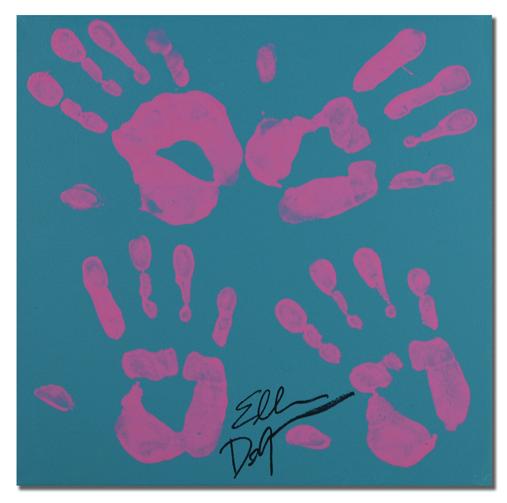 Ellen DeGeneres Handprint