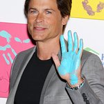 Rob Lowe Unveils Celebrity Charity Handprint Auction