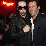 Marilyn Manson Joins Celebrities At Charity Event