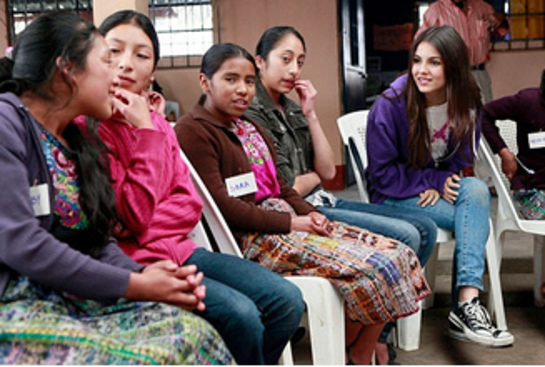 Victoria Justice in Guatemala