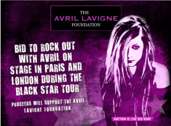 Avril Lavigne Auction