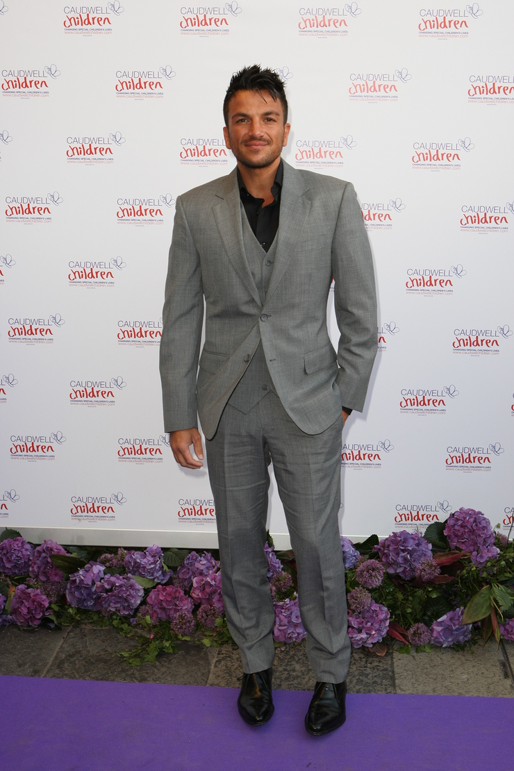 Peter Andre Purple Carpet