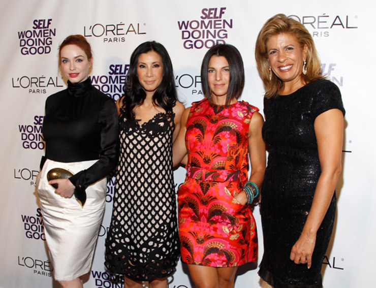 Christina Hendricks, Lisa Ling, Jessica Seinfeld, Hoda Kotb