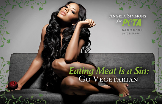 Angela Simmons Go Vegetarian Angela Simmons Go Vegetarian