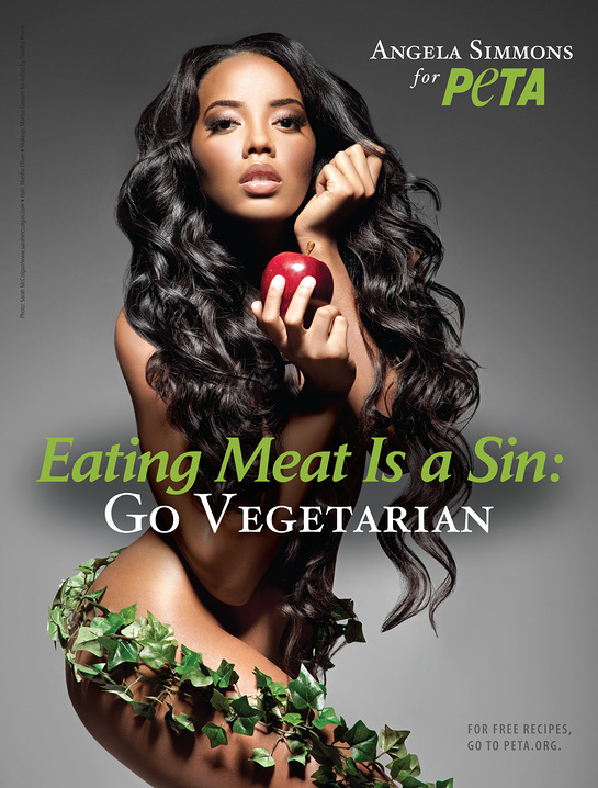 Angela Simmons Eating Meat Is A Sin Angela Simmons Eating Meat Is A Sin