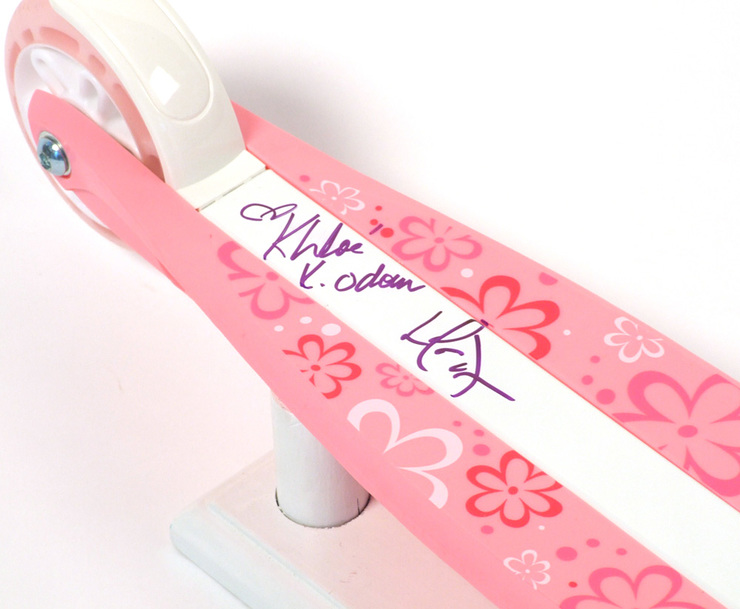 Khloe and Lamar Signed Scooter