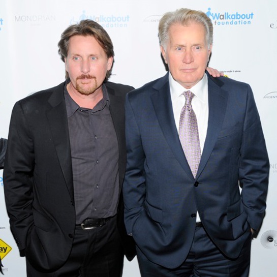 Martin Sheen and Emilio Estevez attend the after party for the premiere of The Way to benefit the Walkabout Foundation at the Imperial No. Nine at the Mondrian SoHo