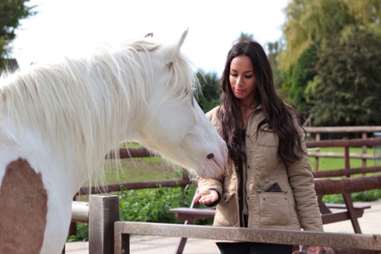 Leona Lewis at Hopefield Animal Sanctuary