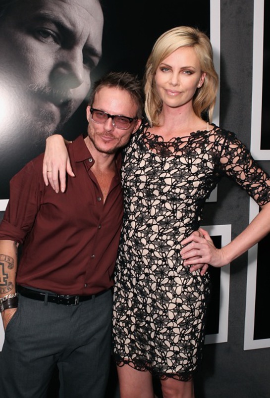 Randall Slavin and Charlize Theron at CTAO Event