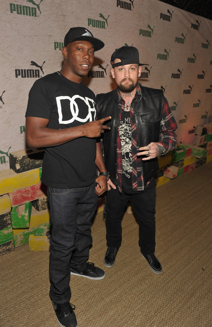 Dizzee Rascal and Benji Madden at PUMA Event