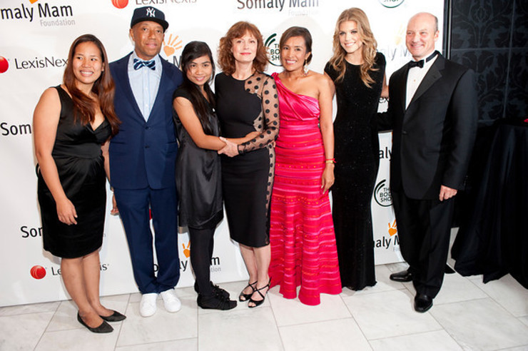 Russell Simmons, Susan Sarandon, Somaly Mam, Annalynne McCord, Phil Kowalczyk