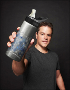 Matt Damon Water Bottles