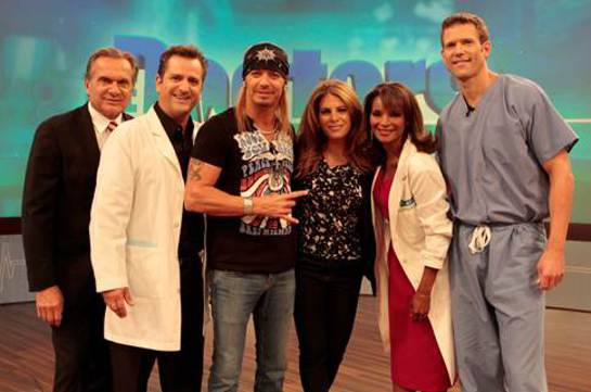 Dr. Andrew Ordon, Dr. Jim Sears, Bret Michaels, Jillian Michaels, Dr. Lisa Masterson and Dr. Travis Stork.