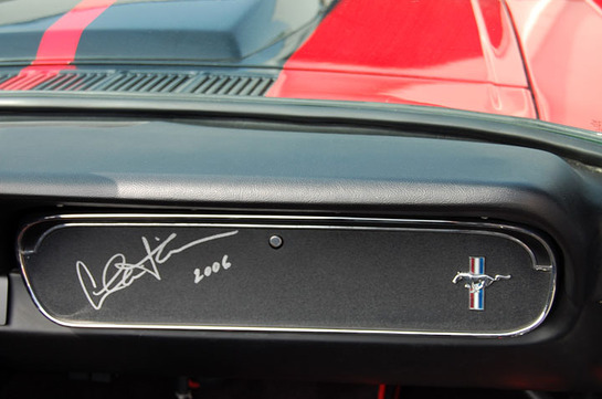 Charlie Sheen Mustang Autograph