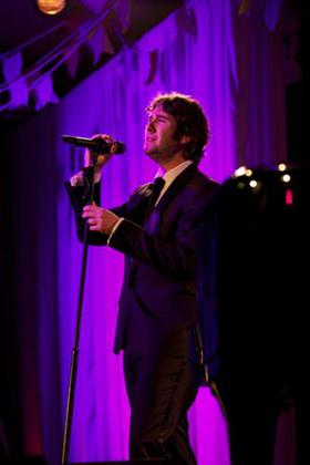 Josh Groban performs at Happy Hearts Fund Land of Dreams: Haiti gala