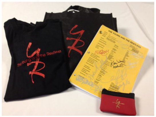 Young and the Restless Items for Airlift Research Foundation auction