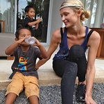Paris Hilton Meets Orphans And Stray Dogs In Bali