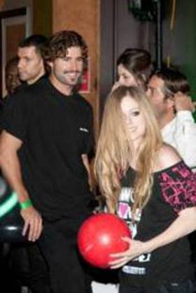 Avril Lavigne and Brody Jenner Celebrate Picksie 2.0 Launch at Lucky Strike Bowling Lanes in NYC