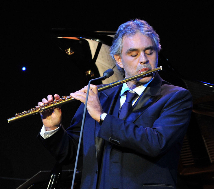 Andrea Bocelli at Foundation Launch